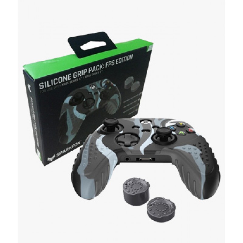 SPARK FOX XBOX SERIS SILICONE GRIP PACK FPS EDITION - CAMO GREY